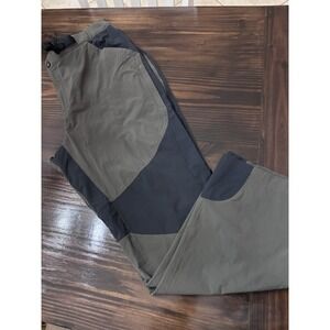 REI Green Black Light Weight Stretchy Hiking Pants Men's XL 32L